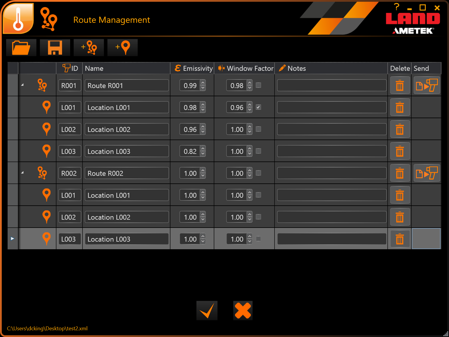 Cyclops Logger PC Route Management